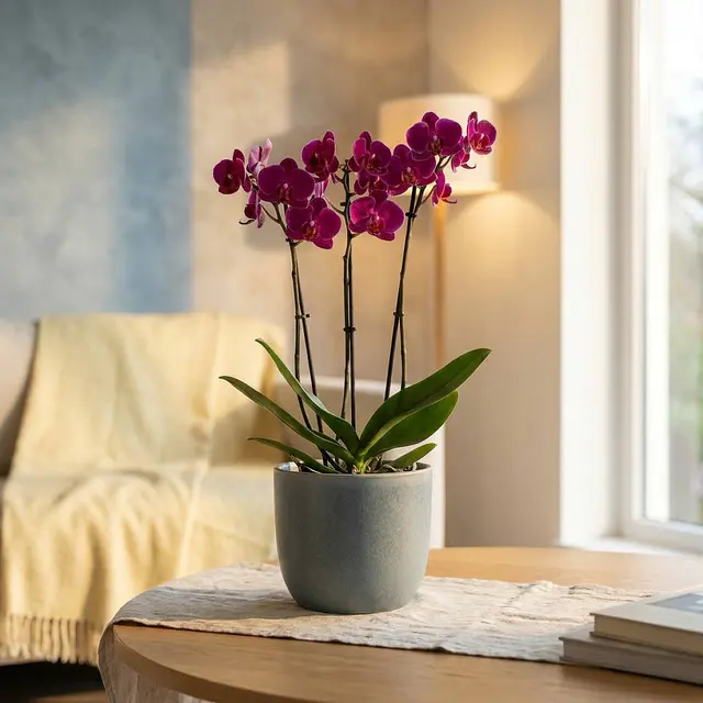Lila Phalaenopsis-Orchidee
