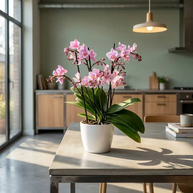 Rosa Phalaenopsis-Orchidee