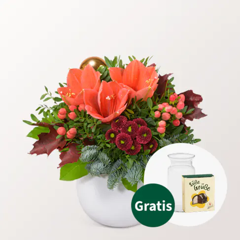 Blumenstrauß Wintermorgen