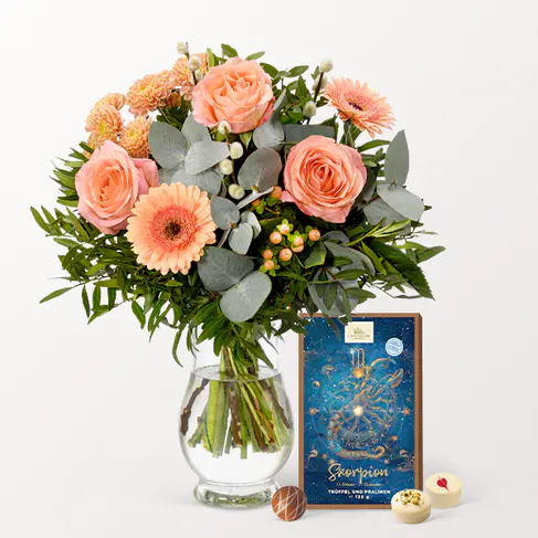 Sternzeichen-Blumenstrauß Skorpion
