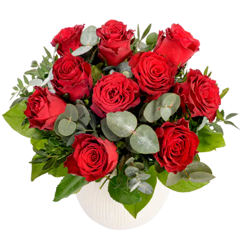 Roter Rosenstrauß