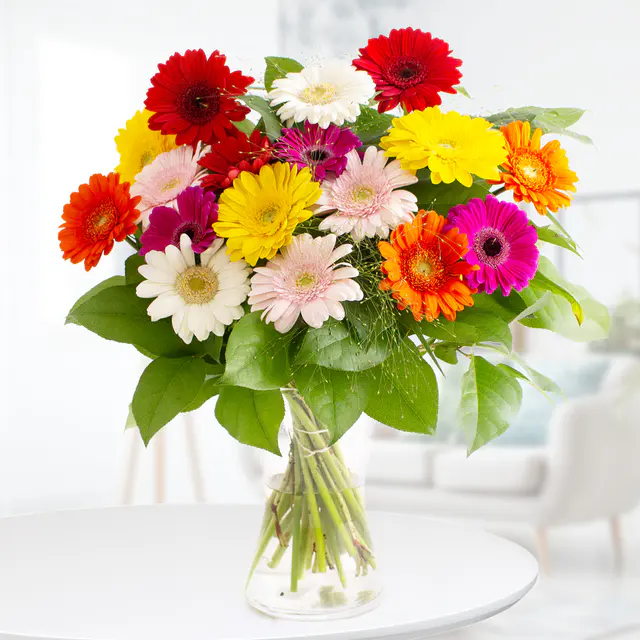 Blumenstrauß Bunte Gerbera