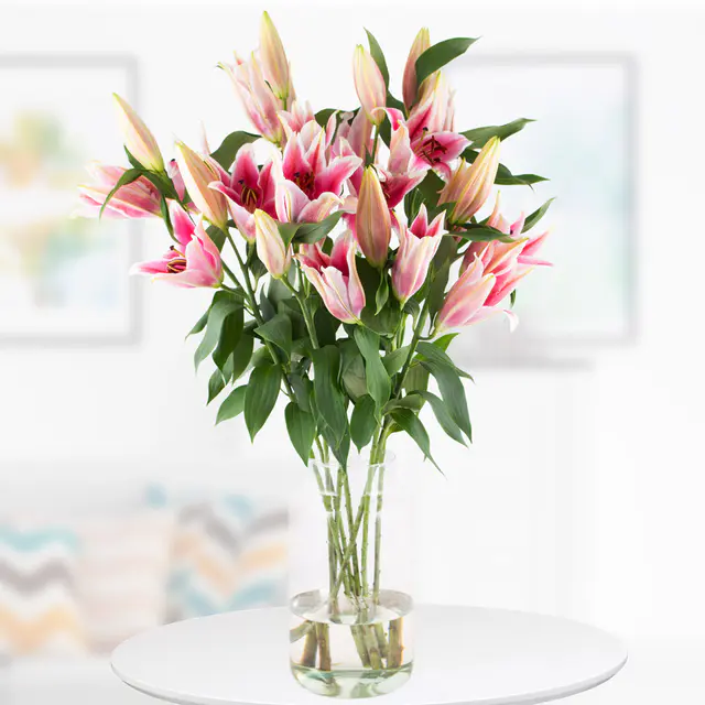 Blumenstrauß Rosa Lilien