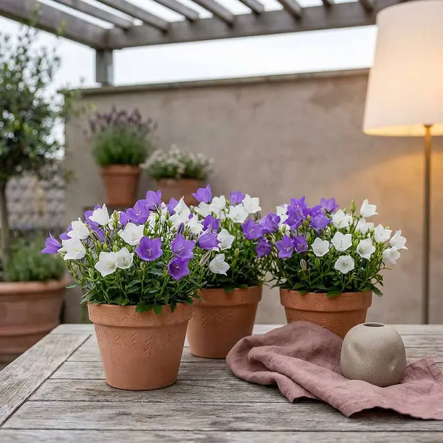 3 x Glockenblume Carpatica