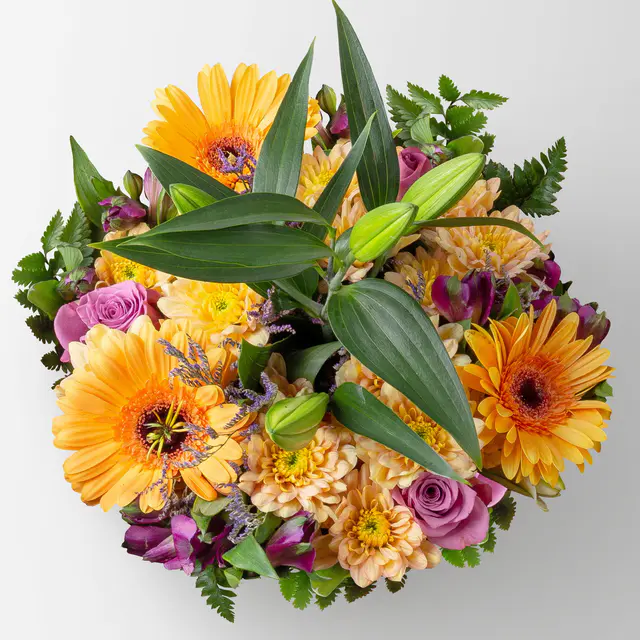 Blumenstrauß 'Marseille', handgebunden