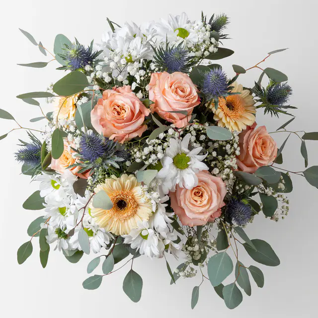Blumenstrauß 'Los Angeles', handgebunden