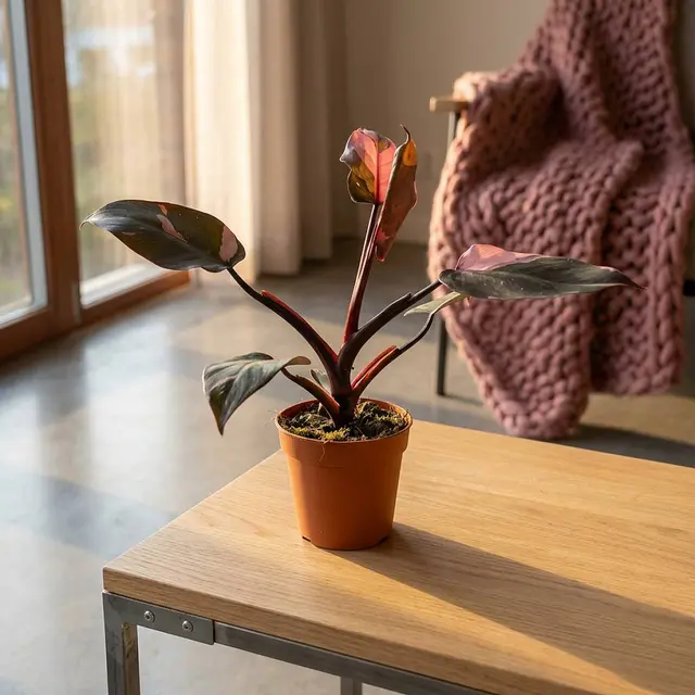 Rosa Prinzessin Philodendron