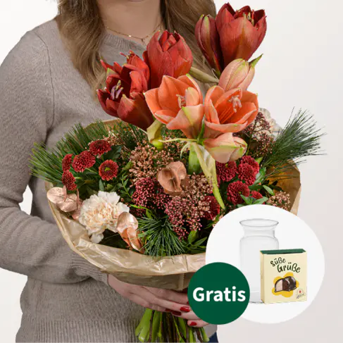 Blumenstrauß Winterfeuer