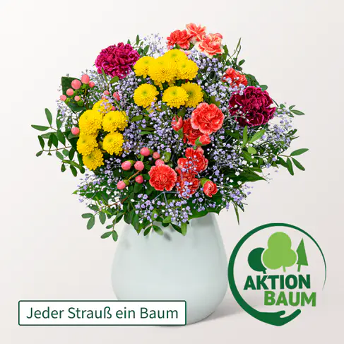 Blumenstrauß Blütenfreude & Baumpflanzung