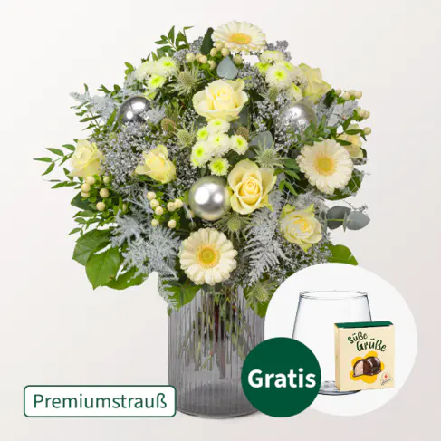 Premiumstrauß Schneeflocke