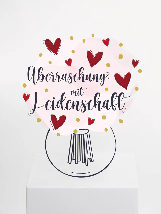 Überraschungsstrauß Liebe