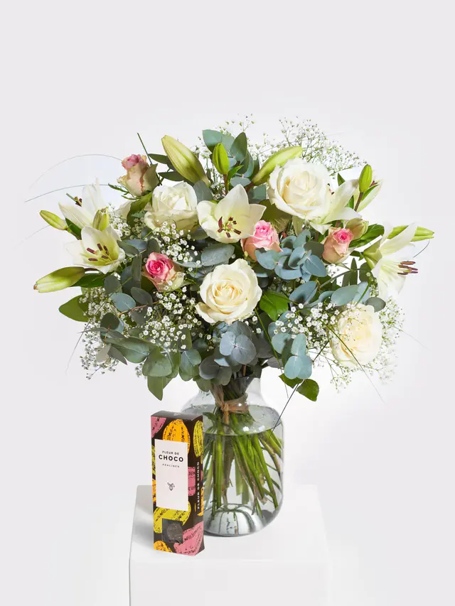 Zarte Blütenträumerei mit Fleur de Choco