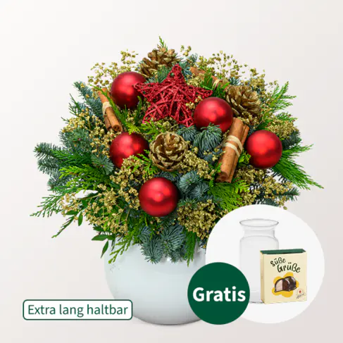 Strauß Weihnachtsstern