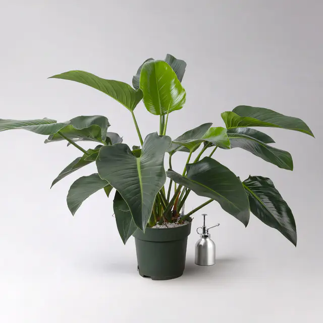 Philodendron 'Green Beauty', Topf-Ø 27cm,Höhe ca. 90cm, inkl. Bewässerungssystem