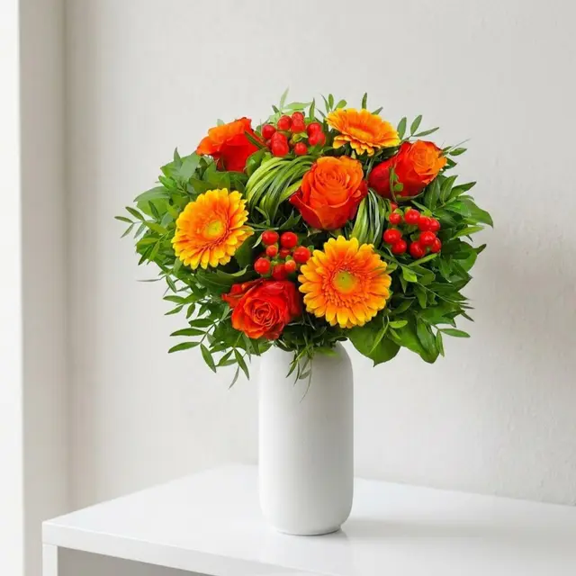 Blumen als Dankeschön