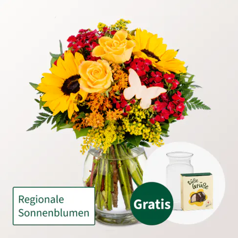 Blumenstrauß Herbstglühen