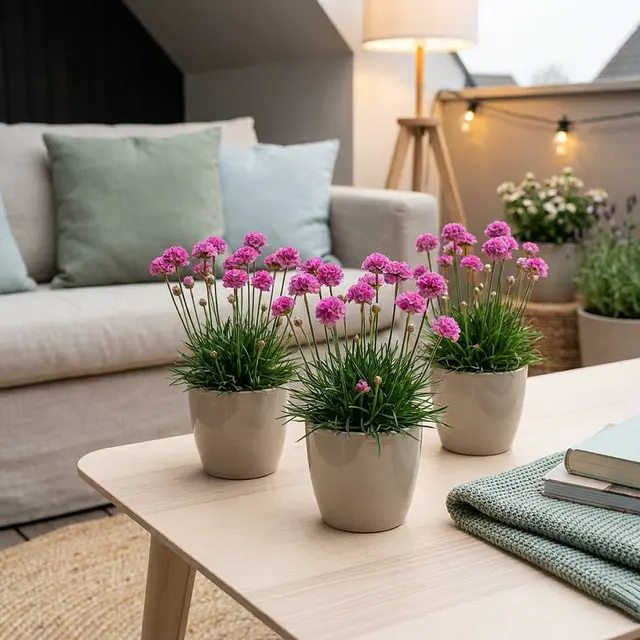 3 x Armeria Abbey Rose