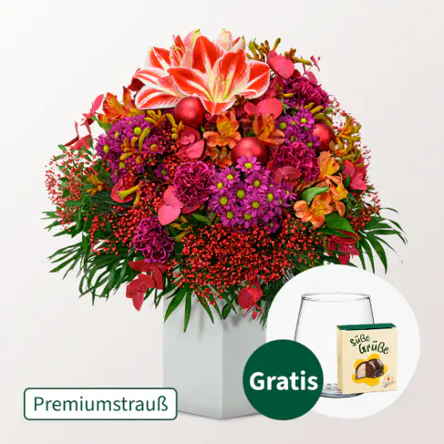 Premiumstrauß Winterherz