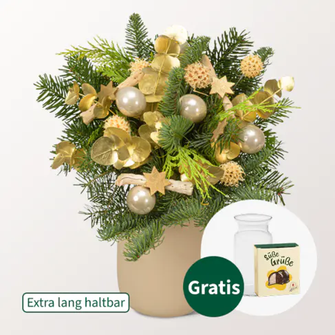 Winterstrauß Sternschnuppe