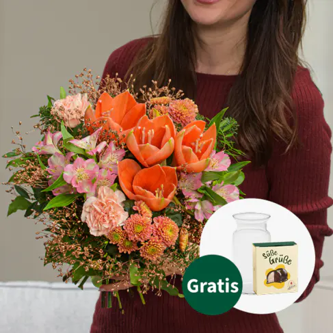 Blumenstrauß Weihnachtskuss