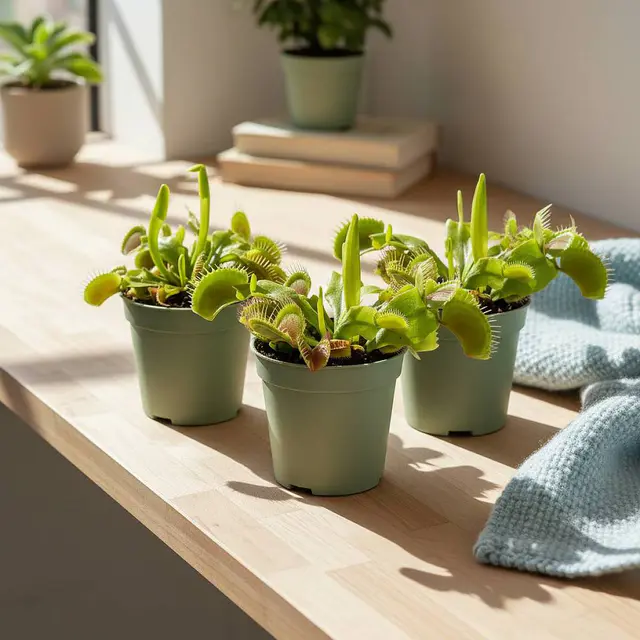 Dionaea Muscipula Trio