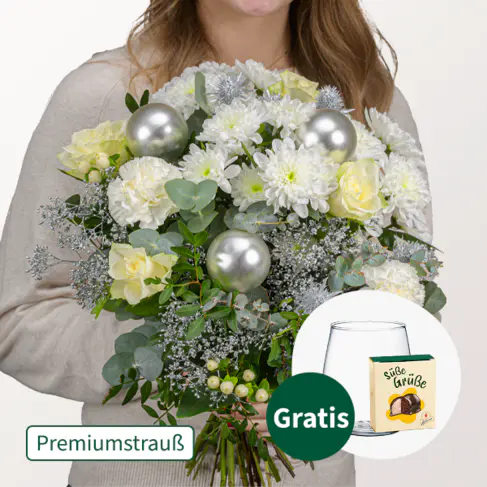 Premiumstrauß Snow White